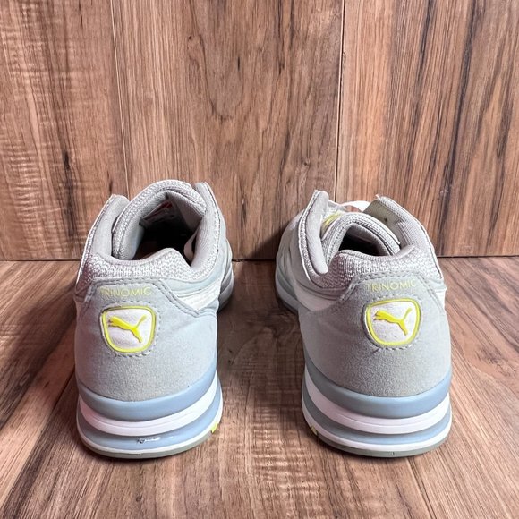 Puma Trinomic XT-1 Womens Cross Training Shoes Grey Yellow 358621 EUC Size 10 - Picture 4 of 6